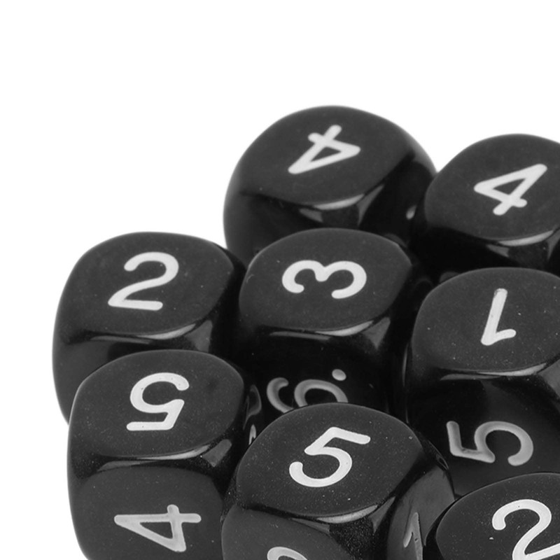 Dice Learning Aid, 20PCS Multipurpose Plastic Polyhedral Dice Set for