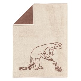 Arabia Moomin Hand Towel 20x27.5in Sniff Brown