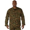 Uf Bdu Shirt - Woodland Digital/Camo/size L(41"-45")