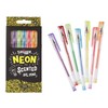 Smiggle Rollerball Gel Pens x7 Pack Scented Multicoloured Neon