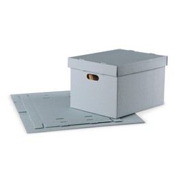 Gaylord Archival Blue Record Storage Carton 12W x 15L x 10"H (5-Pack)