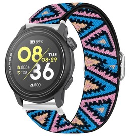 Compatible for COROS PACE 3 Bands, Lamshaw 22mm Stretch Elastics Nylon Adjustable Replacement Strap Accessories for Men & Women Compatible for COROS PACE 3 / APEX 2 Pro / APEX Pro / APEX 46mm