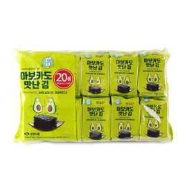 아보카도맛난김 4Gx20봉 Avocado-flavored Seaweed Snack 4Gx20 bags