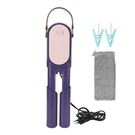 Coat Hanger for Elder Low Noise Foldable Mini Dryer 3 Level Heating Mini Travel Dryer Machine with Clips for Shoes Travel EU Plug 220V