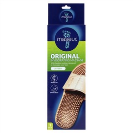 Maseur Invigorating Massage Sandal Beige Size 5