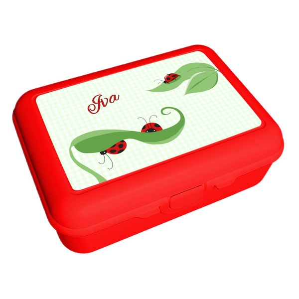 CreaDesign, Children's Lunch Box, Lunch Box, Red with Compartments, Ideal