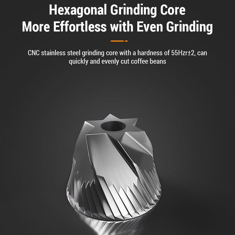 Manual Coffee Grinder Stainless Steel Conical Burr Coffee Grinder with