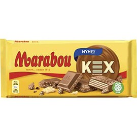 Marabou Kex Cookie with Nougat Flavour 185g (Set of Eight)
