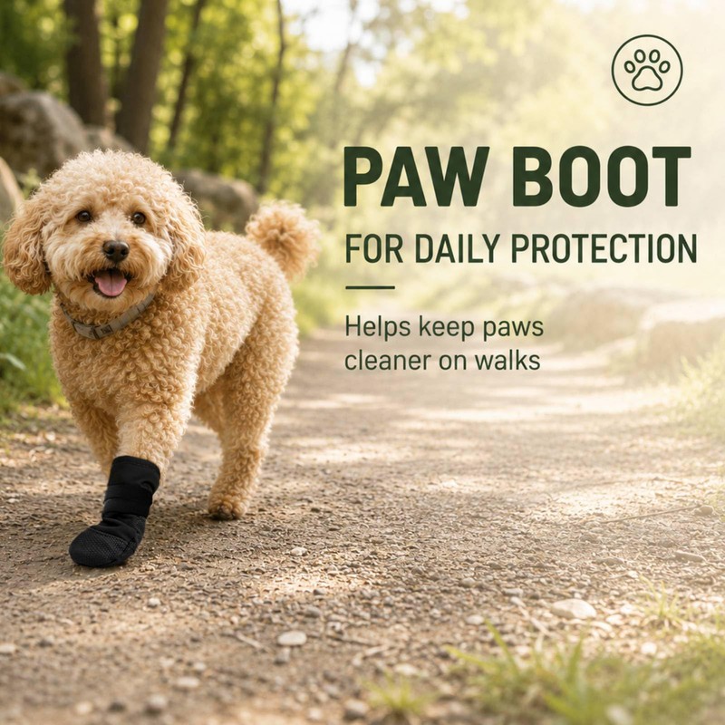 Dog Recovery Boot for Injured Paws, Breathable Dog Shoes with