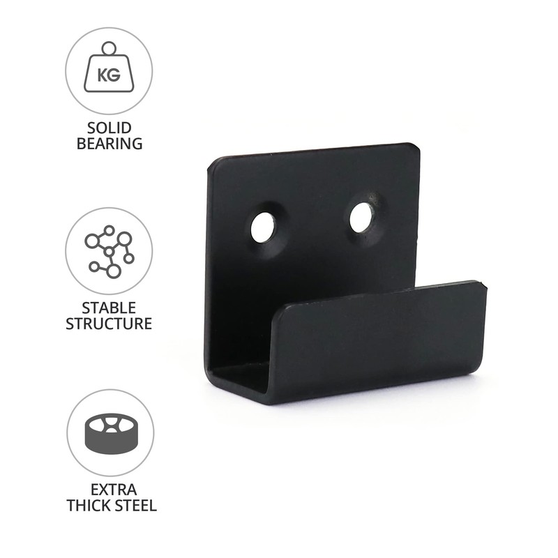 QWORK 8 Pieces U Angle Bracket Stainless Steel Heavy Duty