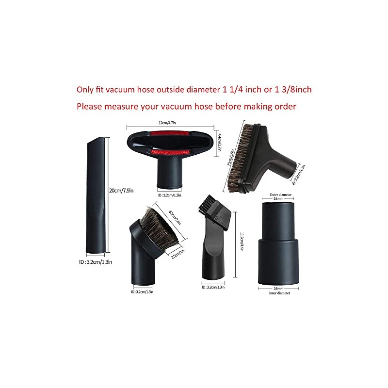 getalong Henry Hoover Accessories 32mm and 35mm Set of 6