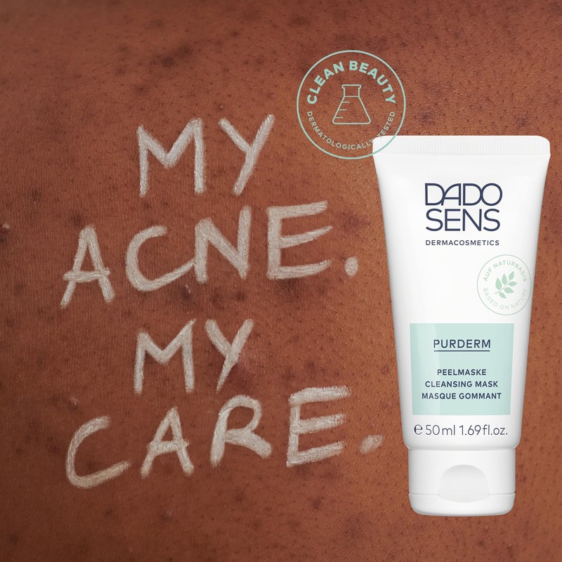 DADO SENS Purderm exfoliating mask, 50 ml, for blemished skin,