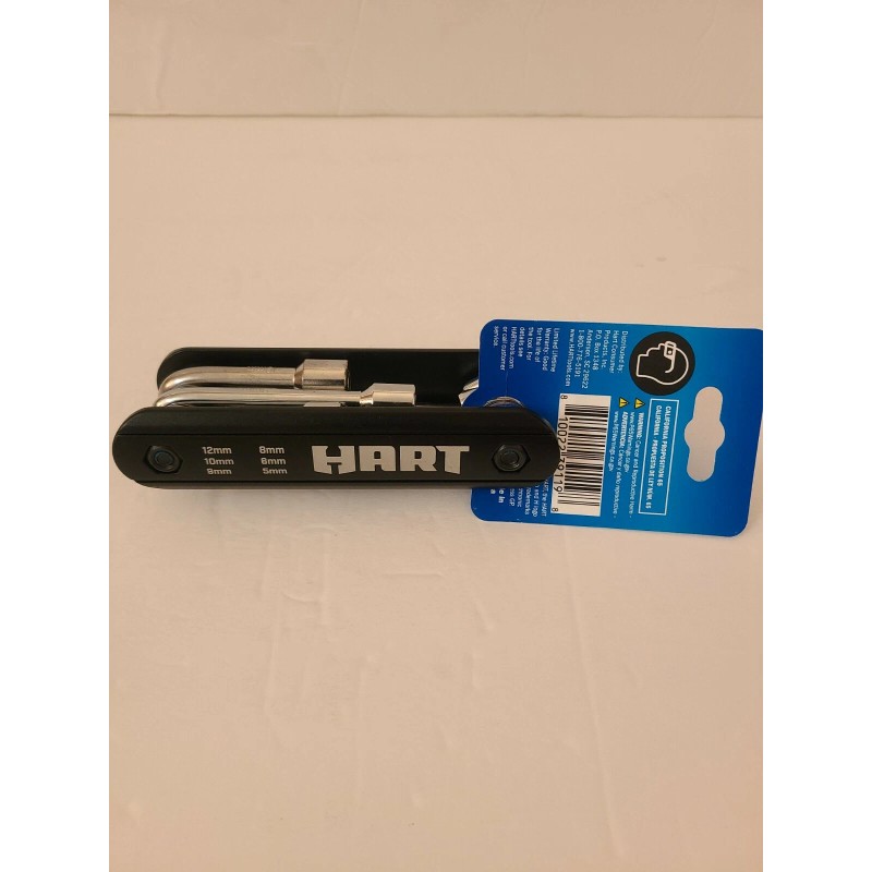 Hart 6 Piece Folding Nut Driver MM 5mm 6mm 8mm