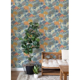 Alja Horvat NuWallpaper x Alja Horvat Blue Bohemian Walk Peel & Stick Wallpaper, AHS4712
