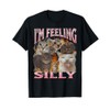 I'm Feeling Silly Funny Cat Meme Bootleg Graphic T-Shirt for