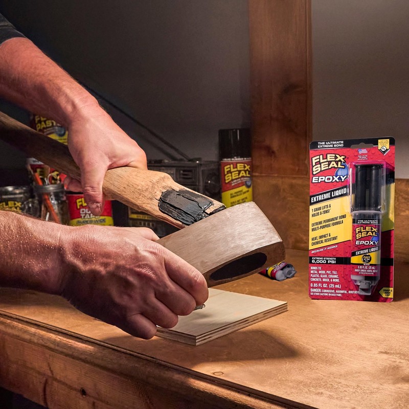 Flex Seal Epoxy, Extreme Liquid, Multi-Purpose, Durable, Permanent, Watertight, Long-Lasting
