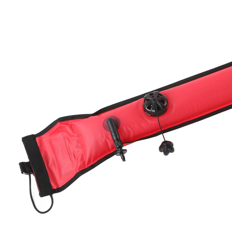 180x15cm Scuba Diving Surface Marker Buoy High Visibility Inflatable Surface