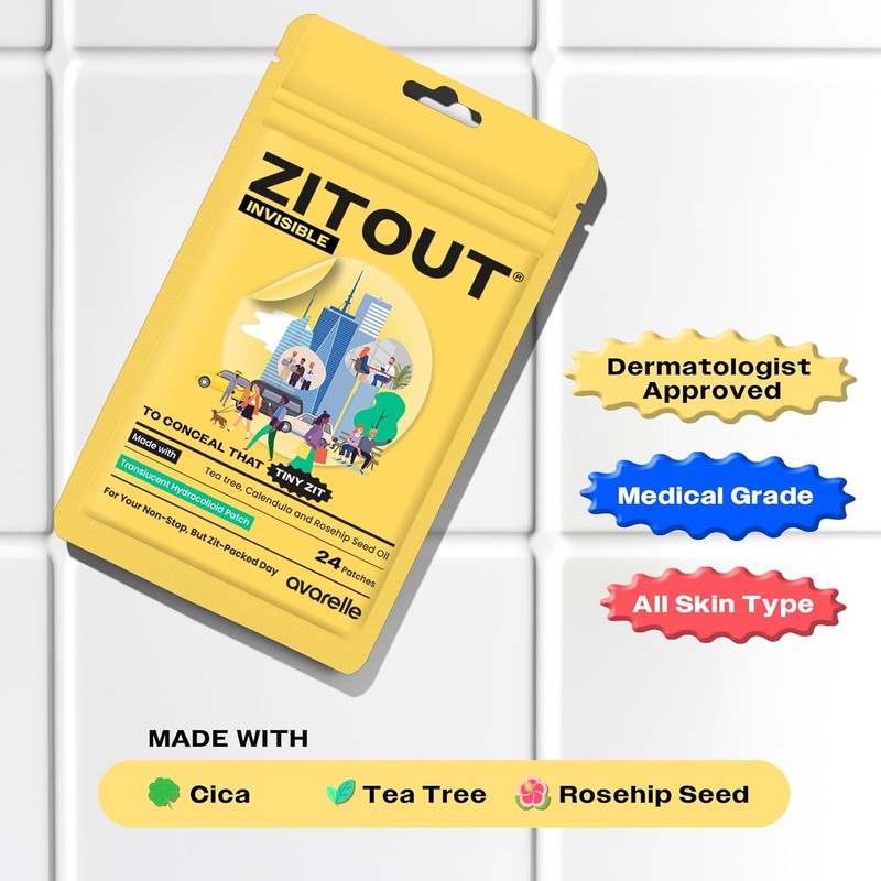  AVARELLE Cover Patch Hydrocolloid, Tea Tree, Calendula, Rosehip Oil