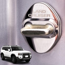 HUDIY Door Lock Cover, New Land Cruiser 250 Series 250 Series (April 2024 - Present), Stainless Steel Protective Buckle Cover, Anti-Rust, Dustproof, Exterior Custom Parts, Accessories Nail Scratch
