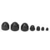 145pcs Nylon Plastic Hex Nut Cover Bolts Protection Cap M4