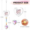 Sister Gifts from Sister,Birthday Gifts for Women Friend Crystal Suncatcher