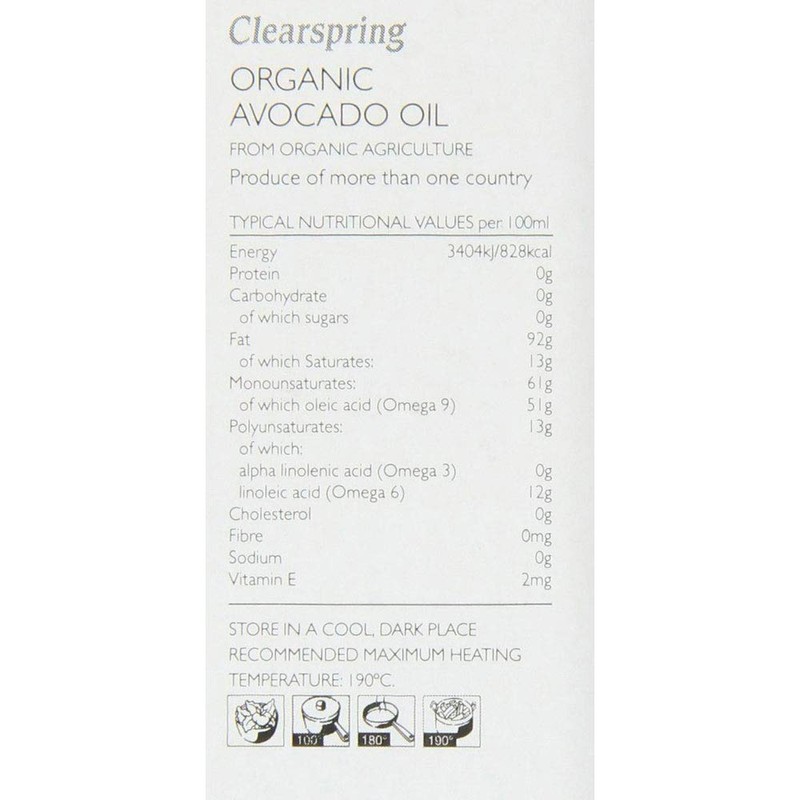 Clearspring Organic Avocado Oil, 250 ml