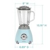 West Bend Blender Retro-Styled 3 Speeds with 48 oz Glass