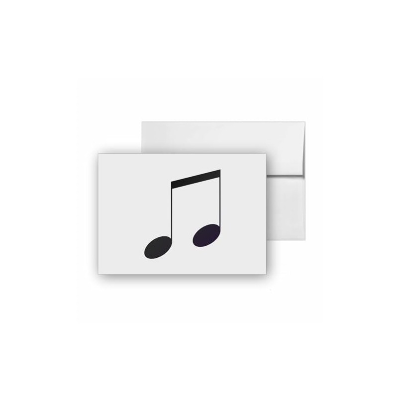 Music Audio Note, quality blank cards CC-19672