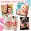 Quaferen Coffin Nails Tips Short: 504pcs Pre-shape Acrylic Fake Nail