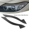 Pair Carbon Fiber Headlight Eyebrow Eyelid Simple Installation Fit for