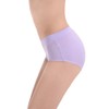 Buankoxy Women's 8 Pack Mid-Rise Stretch Cotton Panties(8 Assorted Colors,AU