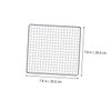 SUPVOX Stainless Steel BBQ Grill Mesh Rack - 20x20cm Square