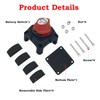 Vcanuplms Battery Switch Master Cut Off, 12V-48V Waterproof Heavy Duty