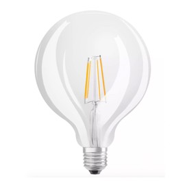Osram Ball Shape Star+ GLOWdim Classic Globe LED Lamp, Glass, Warm White, E27, 7 W