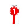 ARTIBETTER 10Pcs Multi Use Scoreboards Handheld Score Paddles for Voting