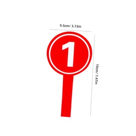 ARTIBETTER 10Pcs Multi Use Scoreboards Handheld Score Paddles for Voting and Easy to Use Practical Design for Events and Competitions