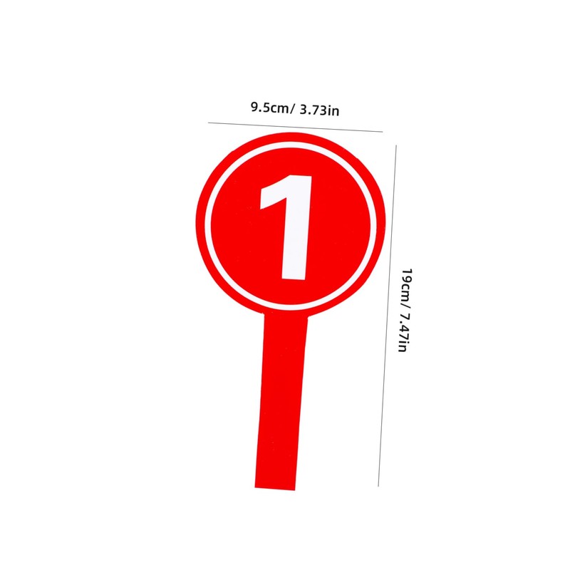 ARTIBETTER 10Pcs Multi Use Scoreboards Handheld Score Paddles for Voting