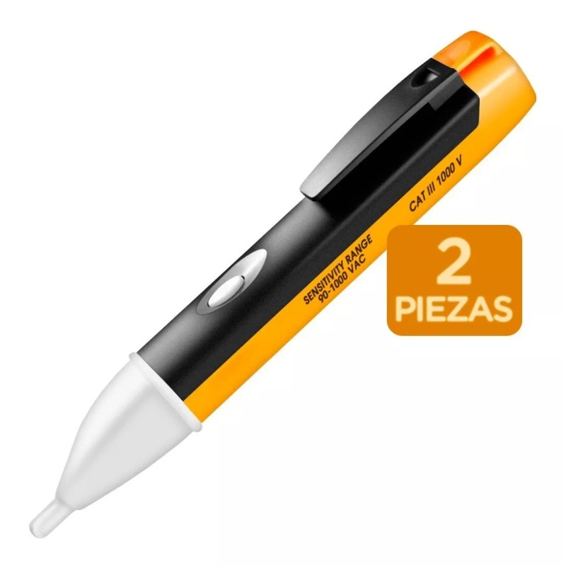 Mercader Digital 2 Pzs Detector Voltaje 90-1000 Ac Probador Corriente