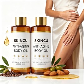 SKINCU Anti Aging Body Oil, Anti-Aging Body Oil Against Sagging Skin, for Face, Arms, Belly & Feet