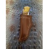 Custom Left Hand Leather Knife Sheath Fits Buck 110 Knife,