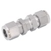 316 Stainless Steel Double Ferrule Compression Fitting Bulkhead Connector AccessoryФ1/2