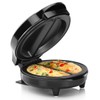 Holstein Housewares Stainless Steel 2 Section Omelet & Frittata Maker,