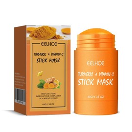 Turmeric & Vitamin C Mud Mask Stick 40g – Deep Cleansing & Moisturizing Face Mask Stick for Women & Men – Pore Care, Oil Control & Glowing Skin