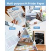Phomemo A4 Printer Paper, White Thermal Paper Compatible with Phomemo