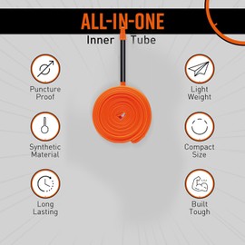 X-Tubo Tube - CX/Gravel - 700c/30" - 60mm Valve - Black