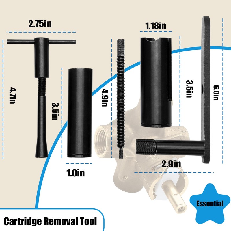 Twylzony 999150 Cartridge Removal Tool Compatible with Moen 1220、1225 and