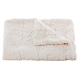 Tourance- Lux Baby Toddler Blanket -Luxury Baby Blanket, Fluffy & Warm - Award-Winning, Cozy Blanket for Babies Winter (Ivory, Toddler 30"x45")