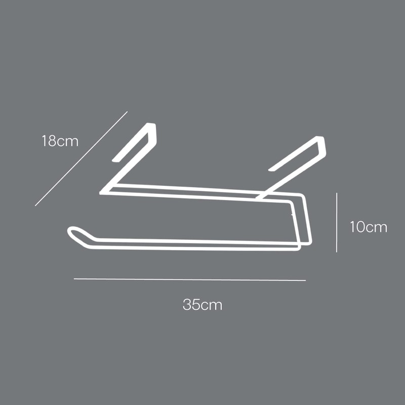 Metaltex 364935039 Easy Roll Kitchen Paper Holder Polytherm