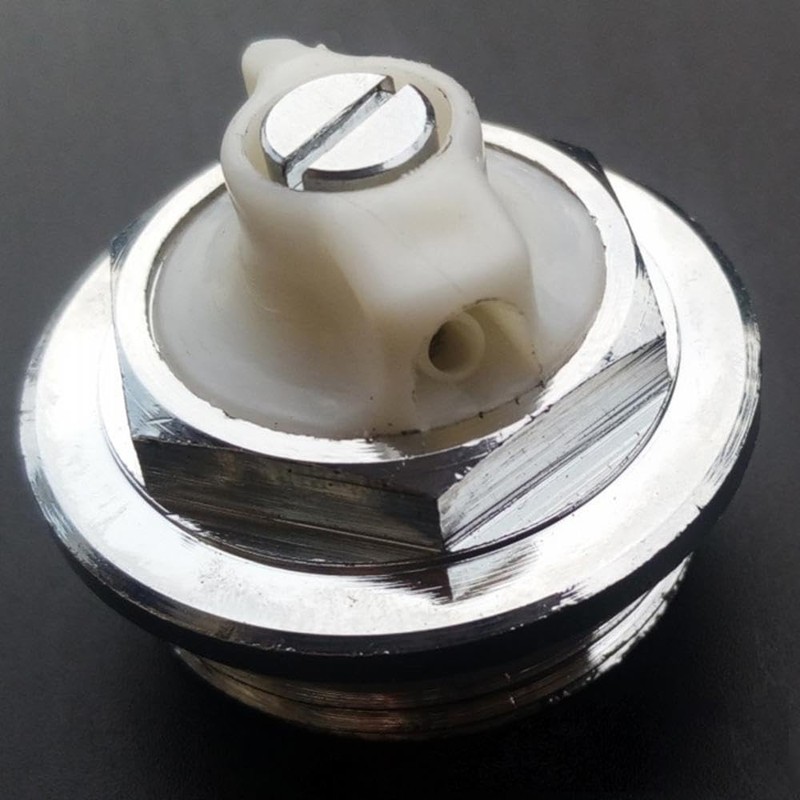 Pack of 4 3/4 Inch Vent Valve, Self-Closing Thread, Manual