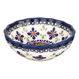 [Zaklady Ceramiczne Boleslawiec/zakuwadyi boresuwaヴxietu Pottery] Bowl (小鉢) 12 cm – DU60 po-rissyupotari-